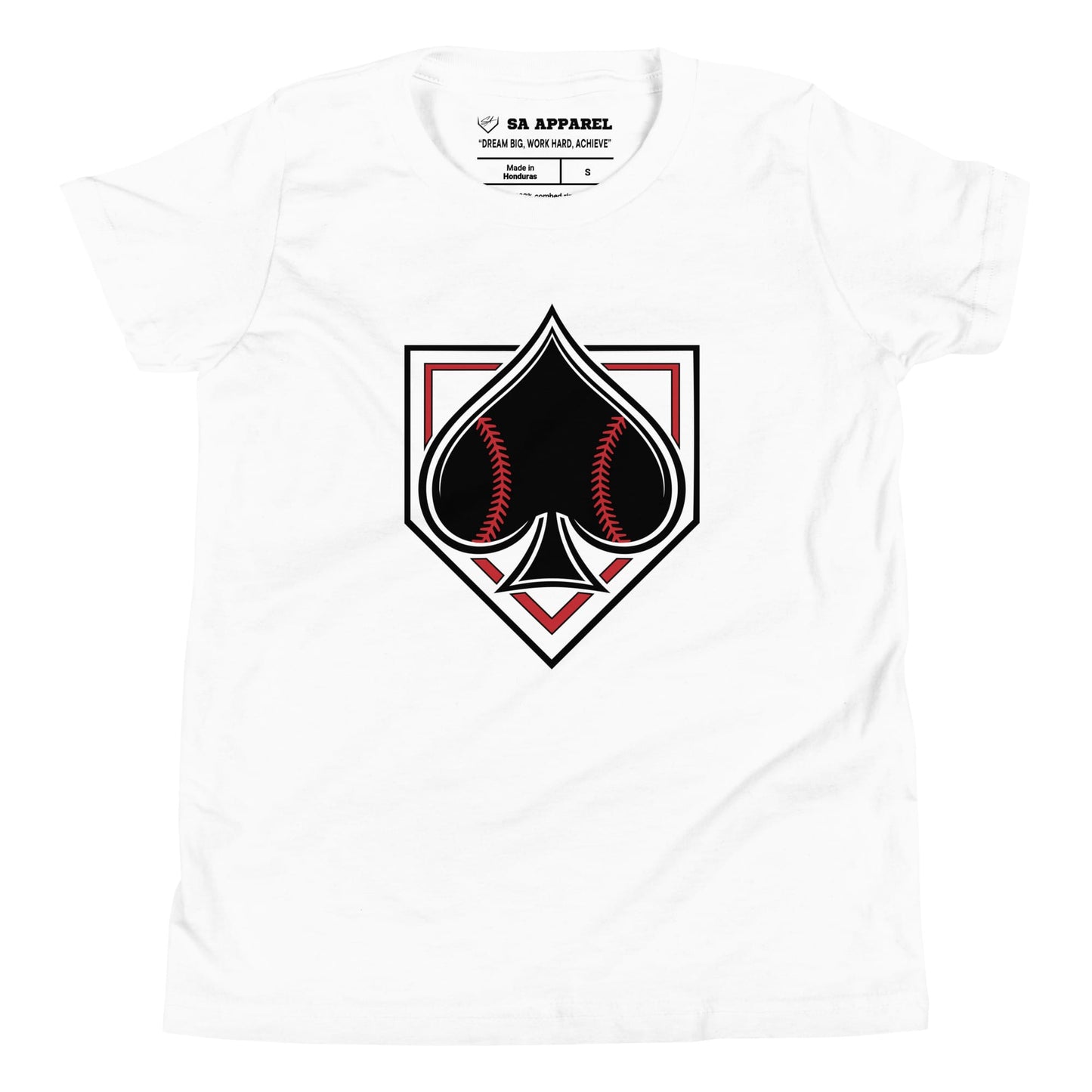 SA Apparel Youth Tee White / S / Soft Style/Cotton Diamond Ace - Youth Tee